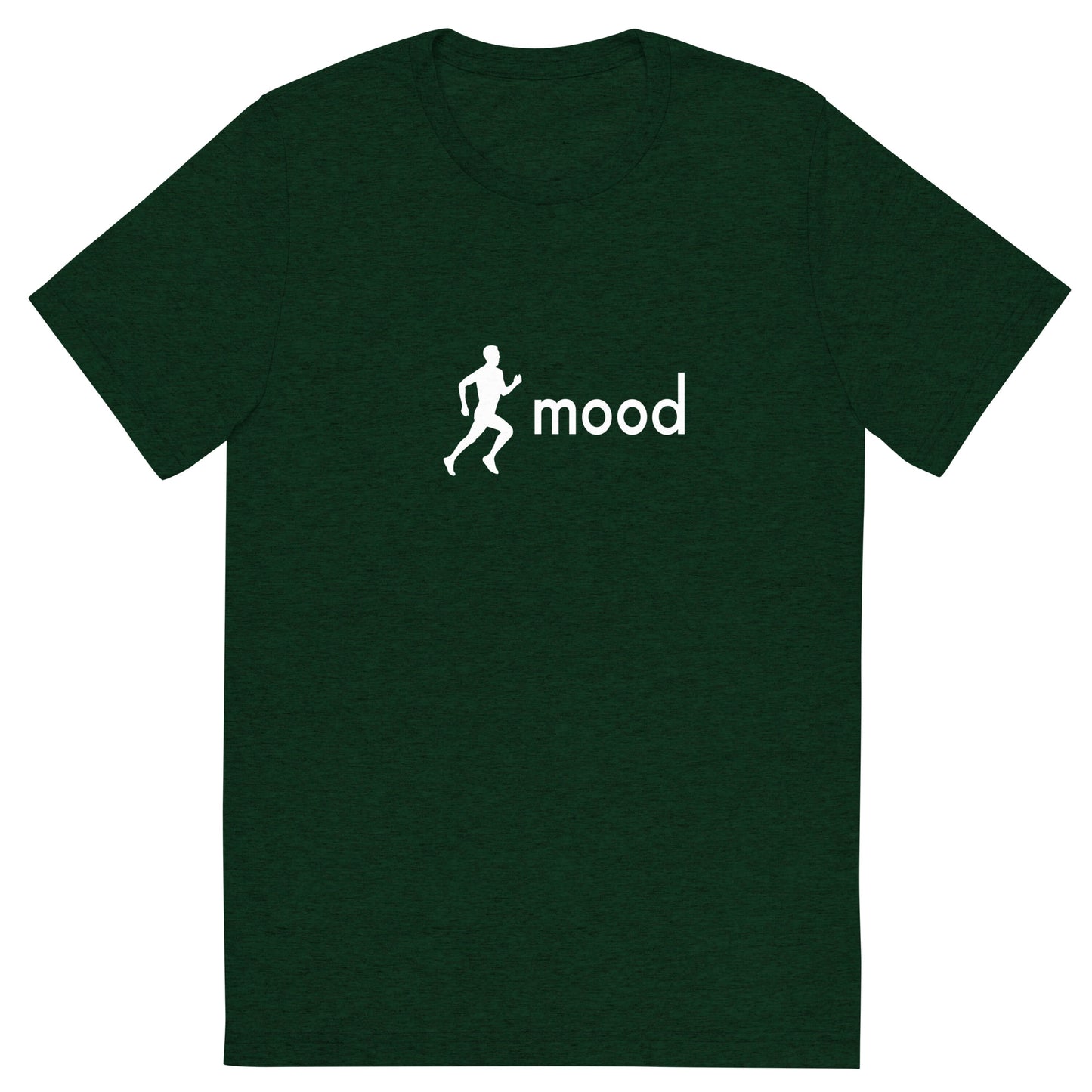 running (male) mood tri-blend t-shirt