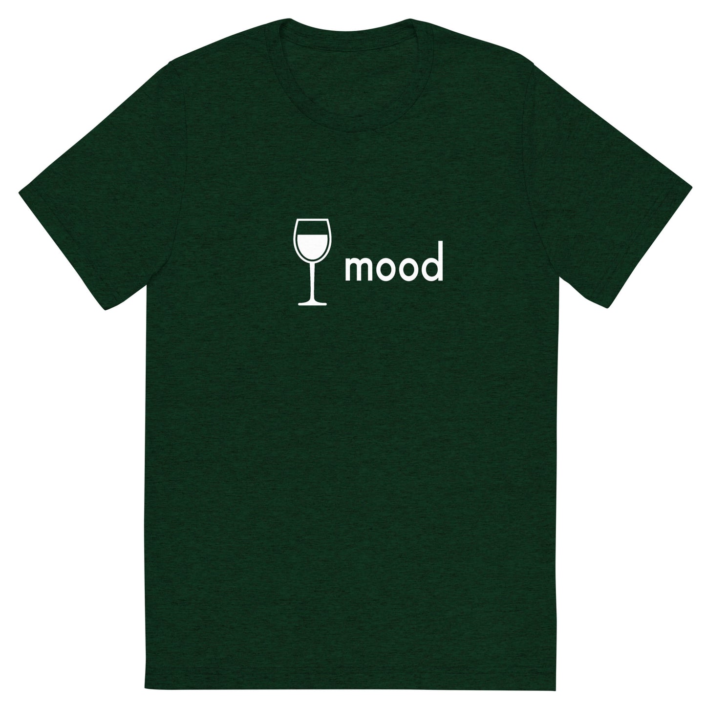 wine mood tri-blend t-shirt