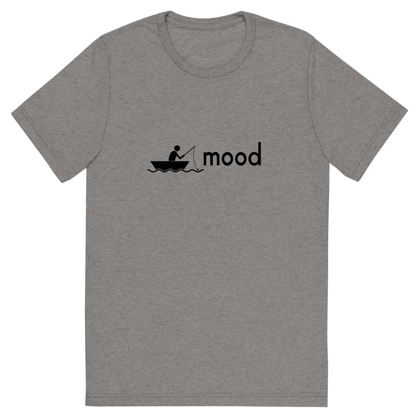 fishing mood tri-blend t-shirt