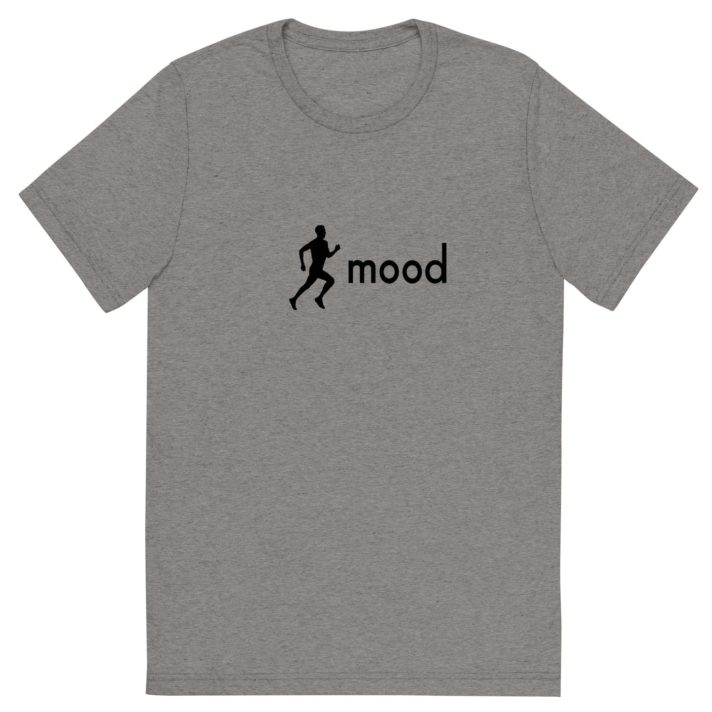 running (male) mood tri-blend t-shirt