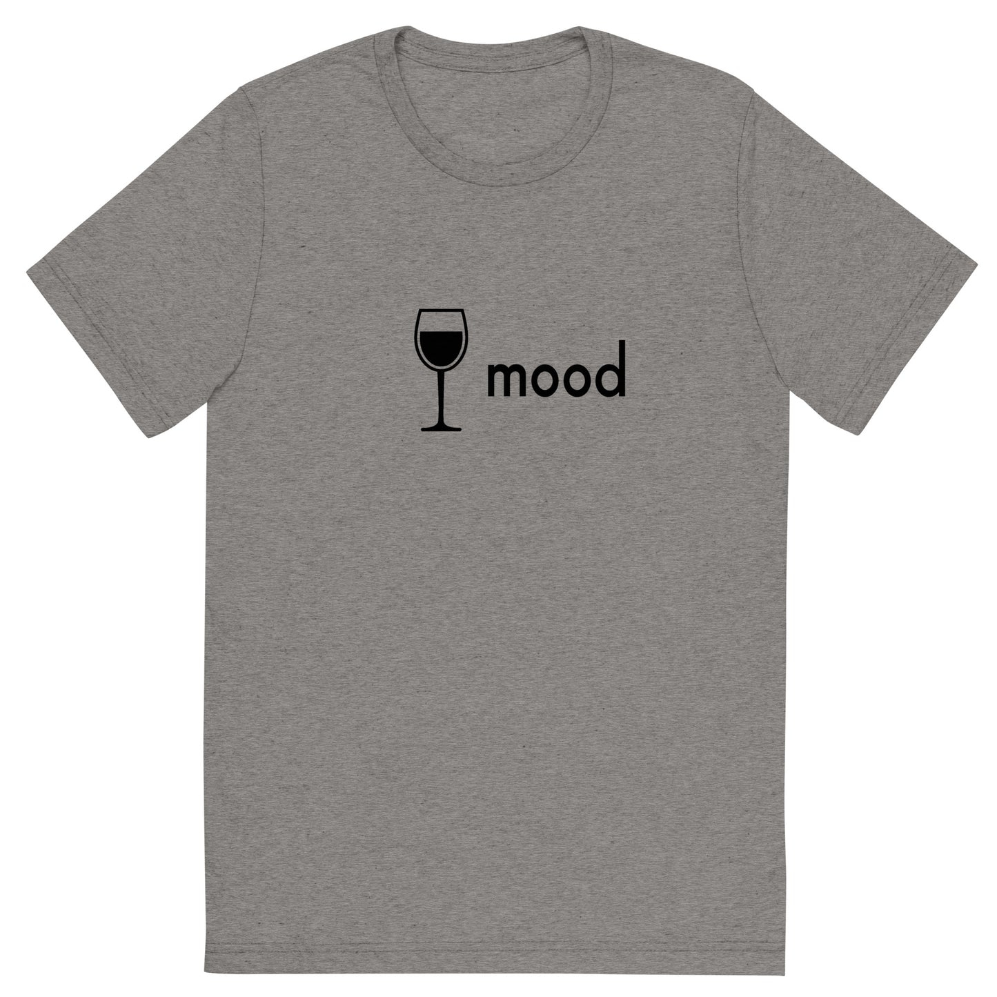 wine mood tri-blend t-shirt