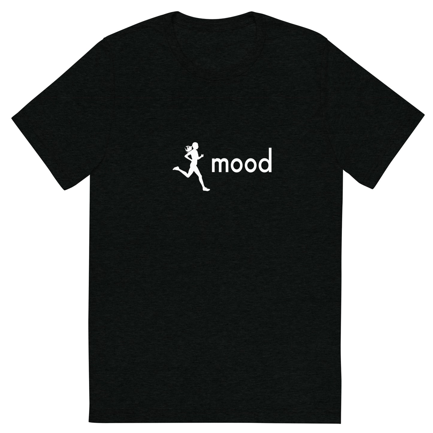 running (female) mood tri-blend t-shirt