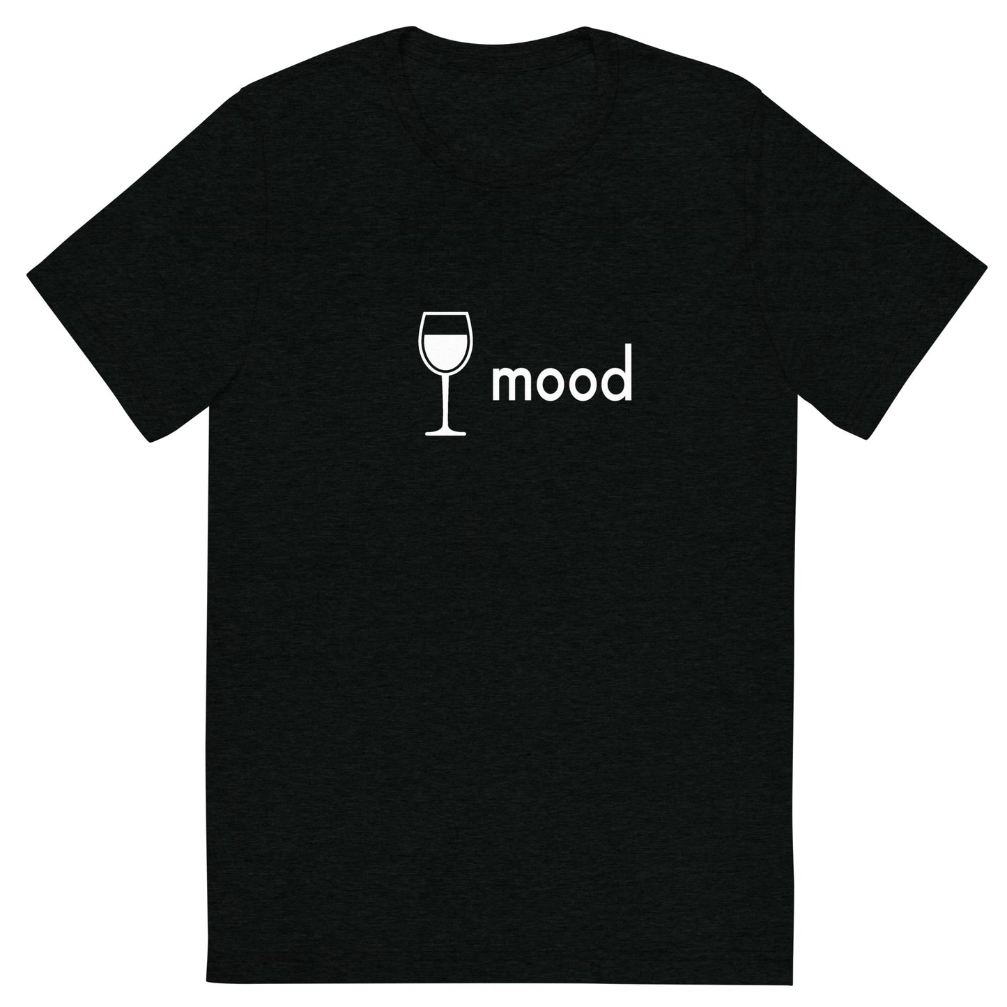 wine mood tri-blend t-shirt