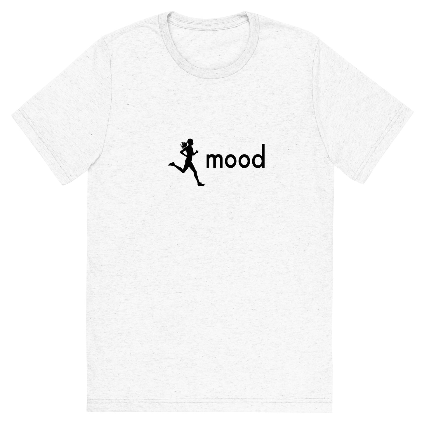 running (female) mood tri-blend t-shirt