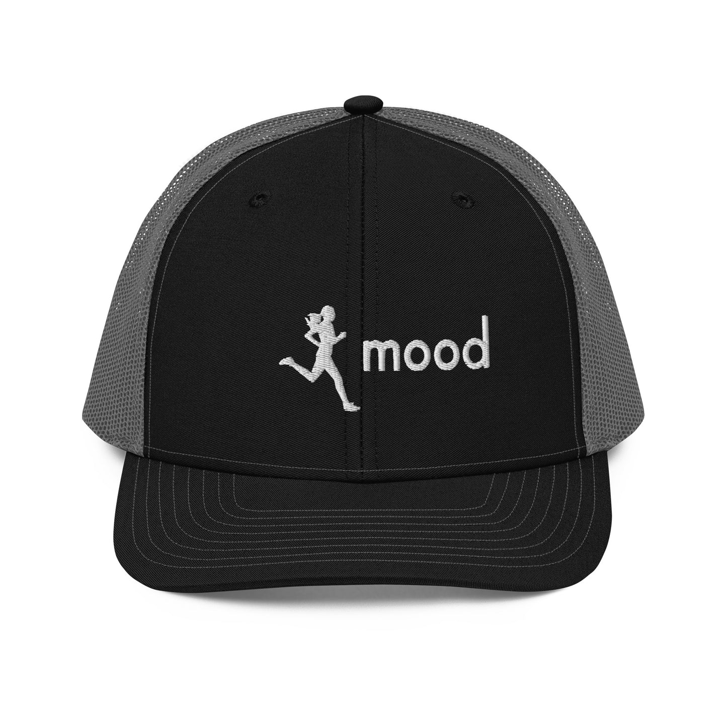 running (female) mood trucker hat