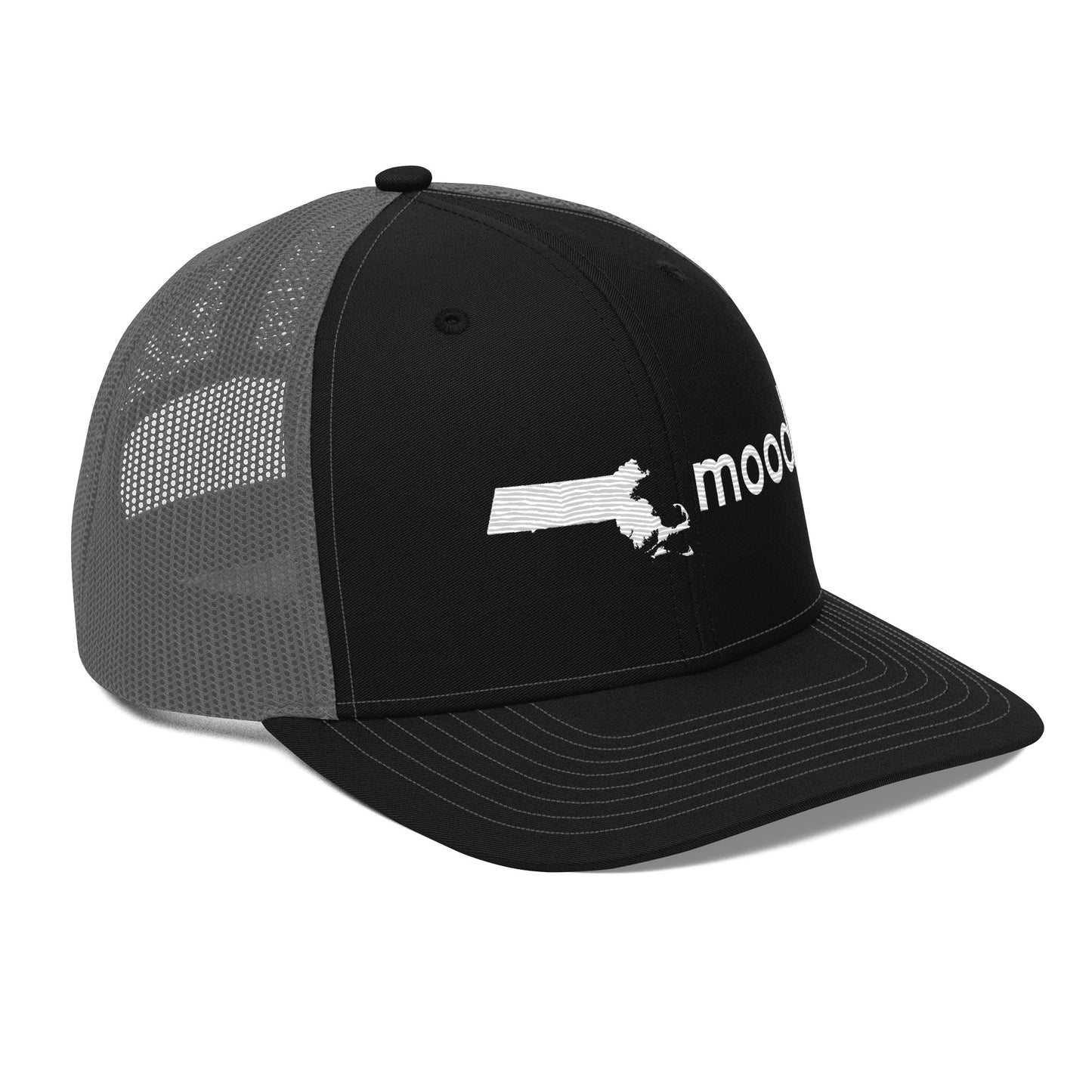 massachusetts mood trucker hat