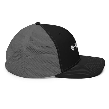 workout mood trucker hat