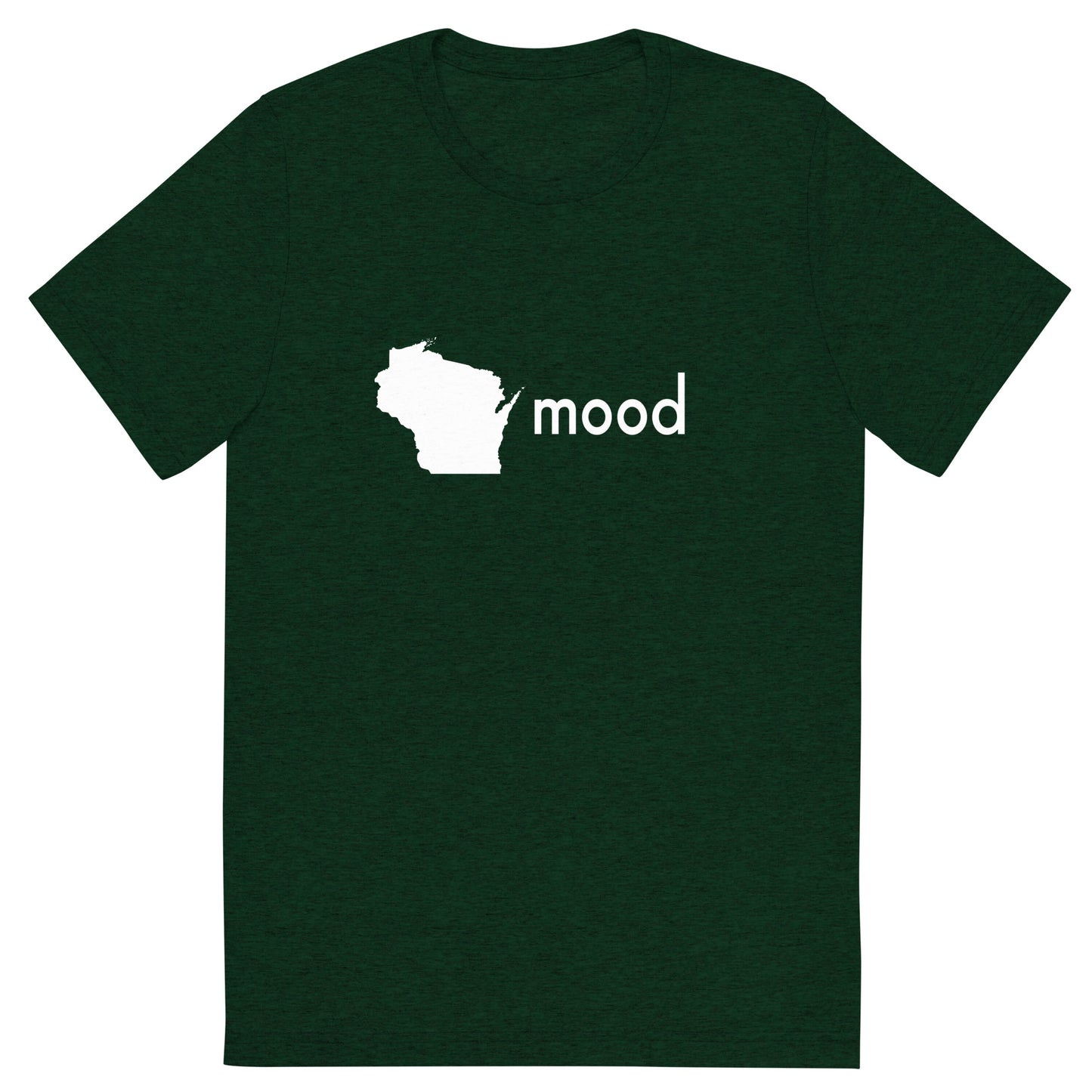 wisconsin mood tri-blend t-shirt