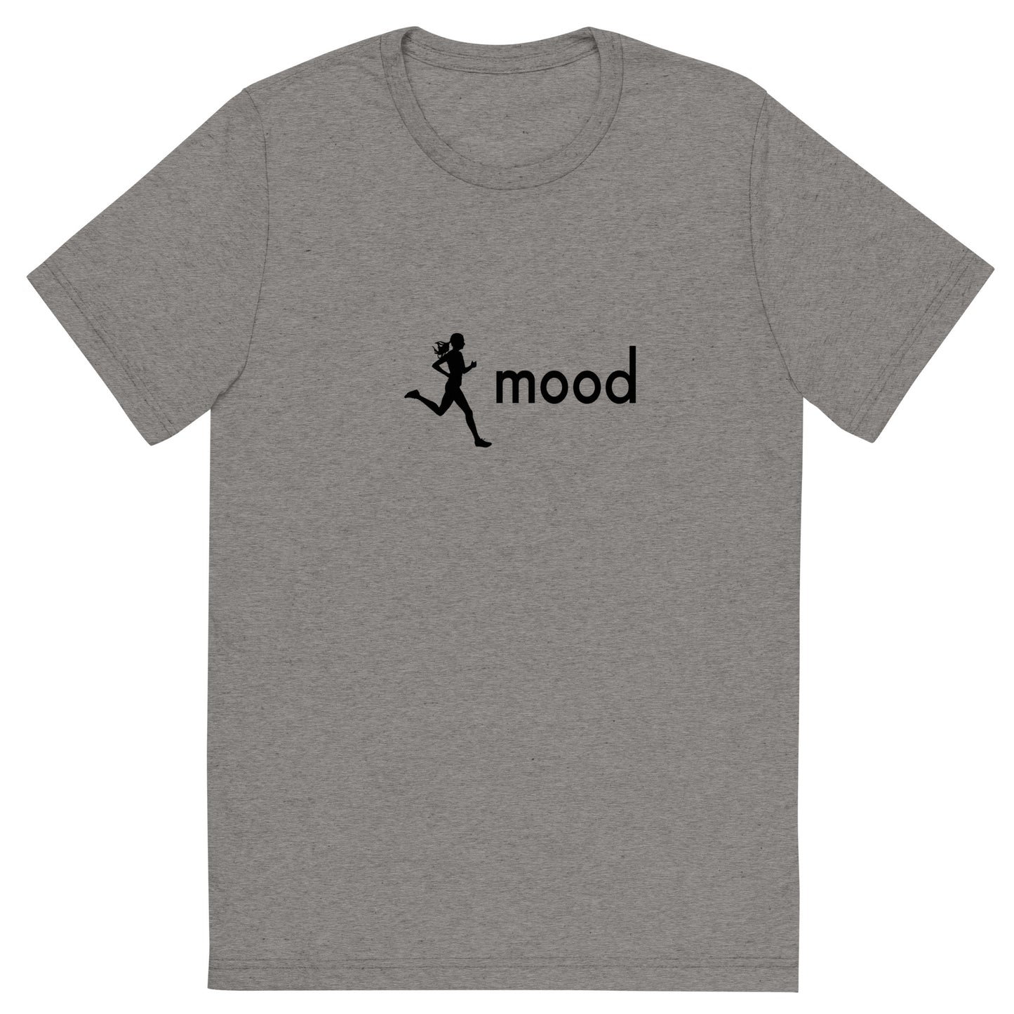running (female) mood tri-blend t-shirt