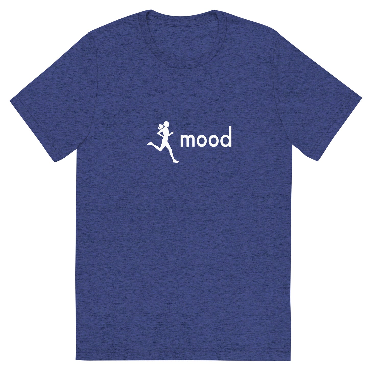 running (female) mood tri-blend t-shirt